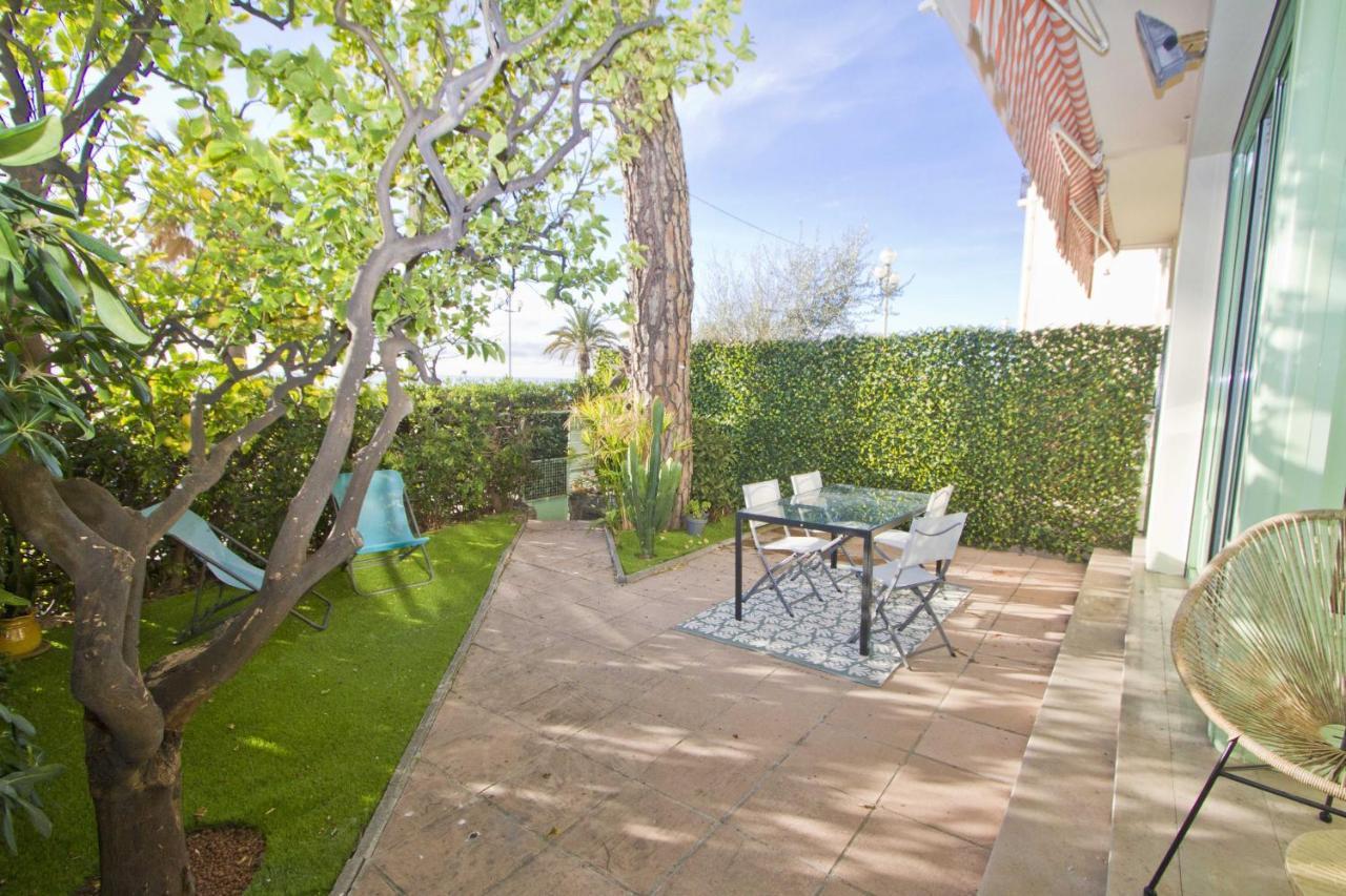 Ferienwohnung Garden Atlantide Promenade Nizza Exterior foto