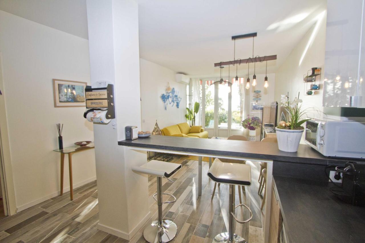Ferienwohnung Garden Atlantide Promenade Nizza Exterior foto