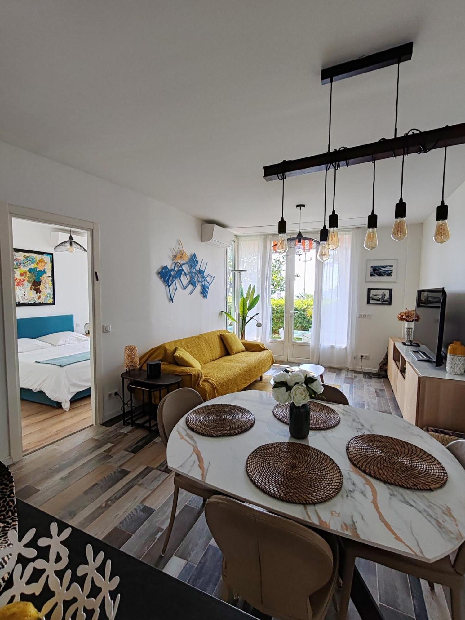 Ferienwohnung Garden Atlantide Promenade Nizza Exterior foto