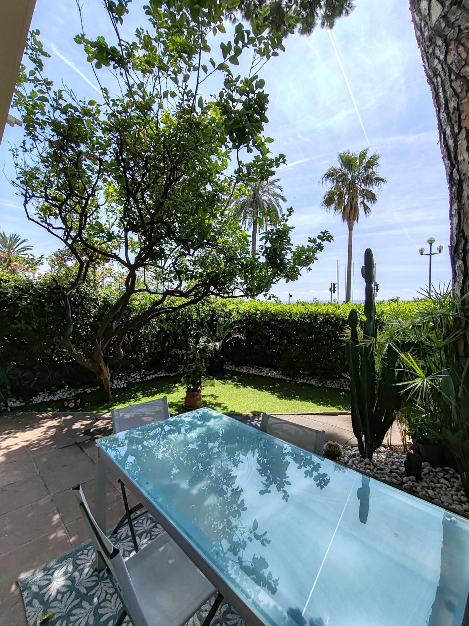 Ferienwohnung Garden Atlantide Promenade Nizza Exterior foto